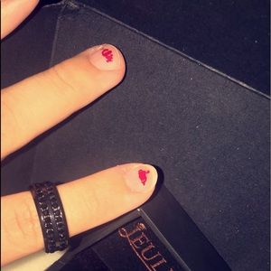 Black Diamond Titanium Steel Ring